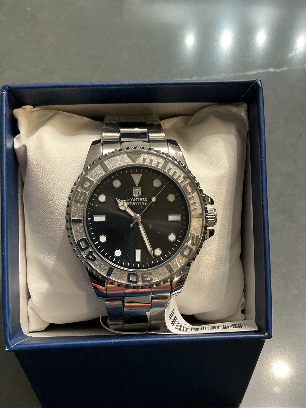 Stainless Steel Men’s Watch - Black Dial(0267)